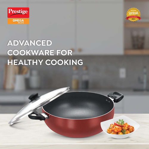 Prestige Omega Deluxe Deep Kadai - Image 2