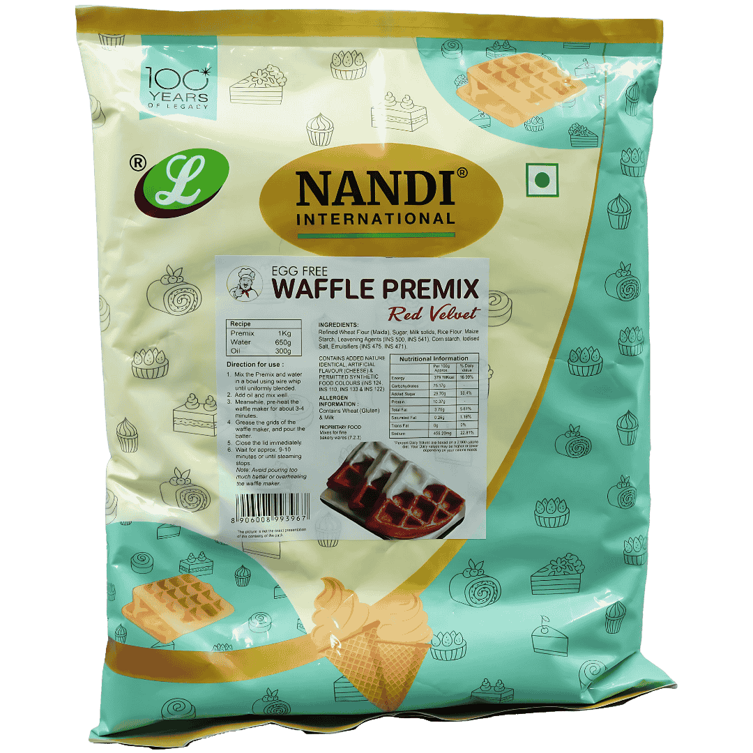 Red Velvet Waffle Premix - Image 3